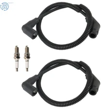 Spark Plug & Wire Cap 15in/24.4in 420265248 For Bombardier TRAXTER 500 1999-2005