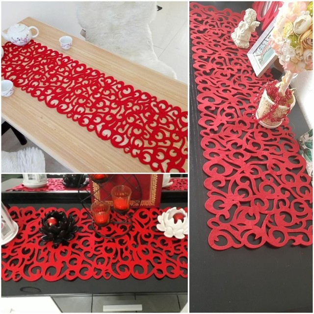 Felt Runner 102 X 29cm Placemat Table Mat Household Tablecloth