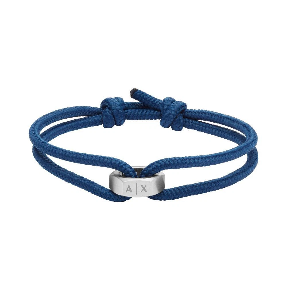 Pulsera de Hombre ARMANI EXCHANGE AXG0091040 Nylon Azul AX eBay