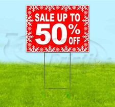 SALE UP TO 50 18x24 Yard Sign WITH STAKE Corrugated Bandit BUSINESS HOLIDAYS