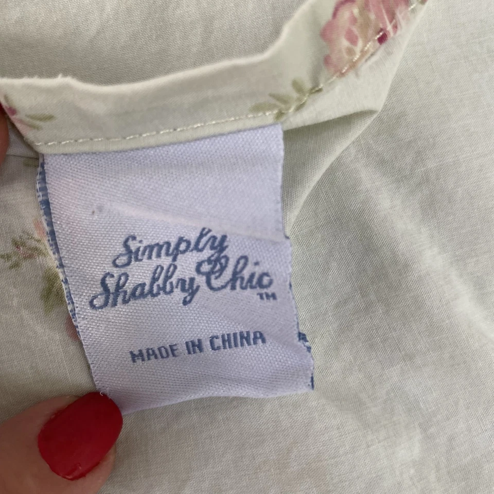 Simply Shabby Chic Ditsy Flowers Green Rose Twin Flat & Fitted Sheet - Image 4 of 4