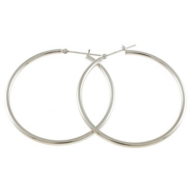 neuer Ohrring Pt900 Platin Hoop Pipe
