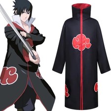 Costume Akatsuki Cosplay Uchiha Itachi Nuvola Rossa Mantello