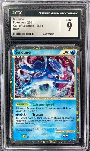 Suicune graded CGC 9 for sale on eBay