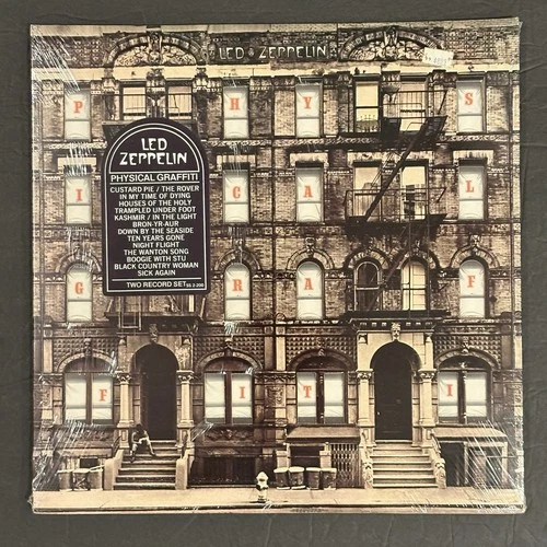 LED ZEPPELIN Physical Graffiti 1975 STILL SEALED HYPE STICKER New SS 2-200 Mint