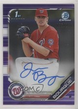 2019 Bowman Chrome Prospects Purple Refractor 155/250 James Bourque Auto 2g6