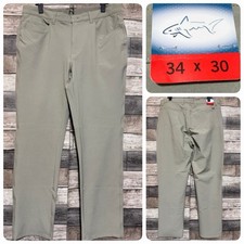 Greg Norman Golf Pants Men  s 34x30 Light Green Stretch Performance
