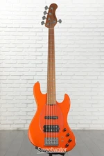 Sadowsky MetroExpress Vintage M/J 5-string Bass Guitar - Candy Apple Orange,
