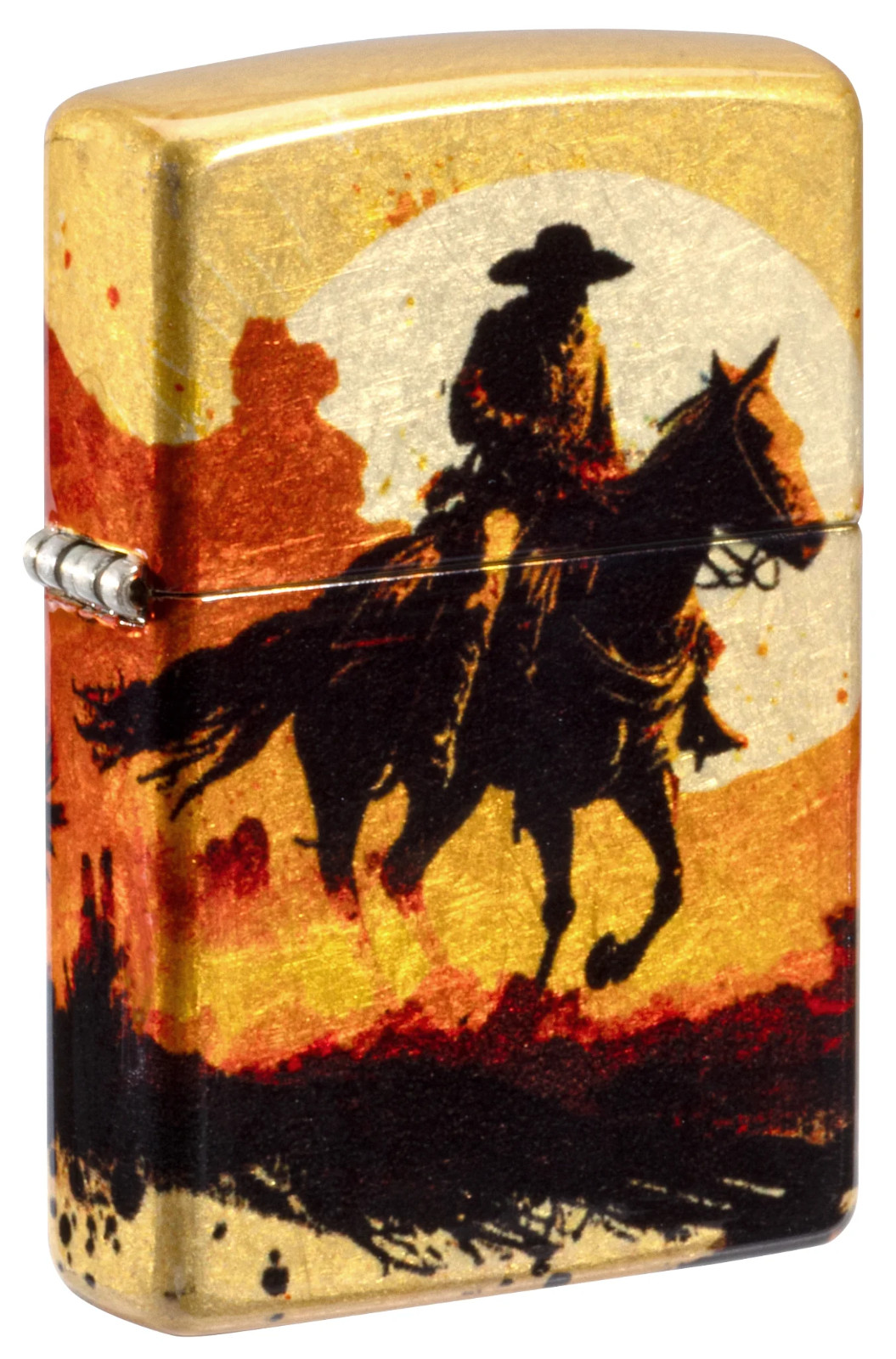 With Cowboy On Horse Western Scene, 47143, New In Box