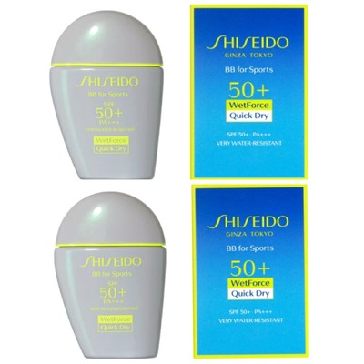 SHISEIDO BB for Sports QD Medium SPF50+ PA+++  × 2 Fedex