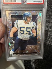 Junior Seau  1997 Skybox EX-2001 Essential Credentials /100 PSA 8