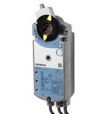 Siemens GBB135.1E Rotary Air Damper Actuator, AC 24 V, 3-Position, 25 Nm, 150 s