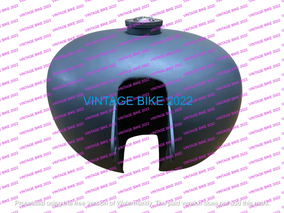 BSA B20 B21 250CC SV OHV CAMBIO DE MARCHA MANUAL ACERO CRUDO TANQUE DE GASOLINA + TAPA DE GRIFO/AJUSTE FO Foto 4 de 4