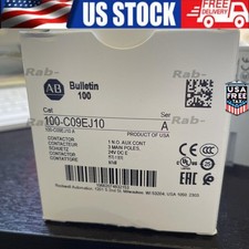 New Allen Bradley 100-C09EJ10 /A IEC Contactor, 9A, Late Date 1Yr Wty US
