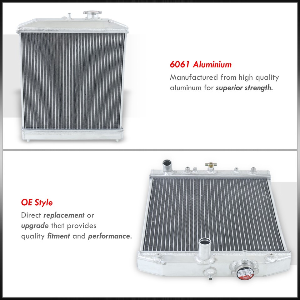 A/T Automatic Transmission Aluminum Radiator For 1988-2000 Honda Civic ...