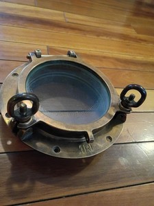 ABI Bronze Round Ship Porthole 6” Marine Collectable Unique Rare