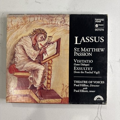 Lassus: St Matthew's Passion; Visitatio; Exsultet  Hillier  Paul Elliot Cd