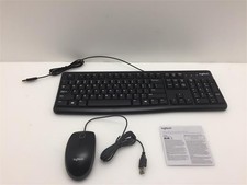 Logitech MK120 Desktop USB Wired Keyboard and Mouse Boundle Combo 920-002565