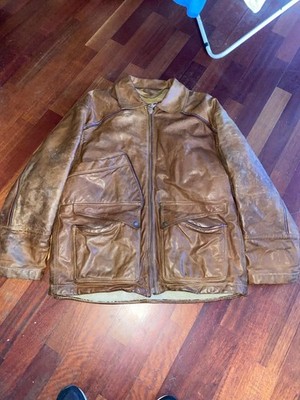 C.P. Company Lederjacke 80er Massimo Osti (inspiriert) gegrenst geprüft 52