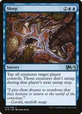 Sleep #74 *Normal* (LP) - Core Set 2019 MTG