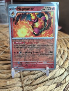 2024 Pokemon Journey Together Reverse Holographic Holo Foil Magmortar 21 /159