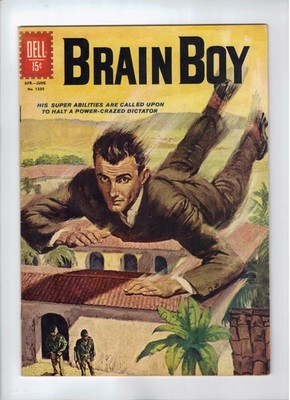 Brain Boy Four Color #1330 1962 Dell Comics Silver Age 1ST  APP. PAINTED CV FINE