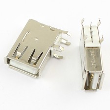 5Pcs USB 2.0 Type A 4 Pin Female Connector For Computer   *cm