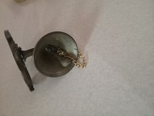 vintage brass nautical wall mounted bell with anchor.