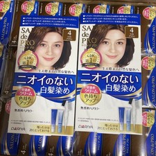  US Seller 2X Dariya Salon De Pro Hair Dye No Smell 4 Light Brown
