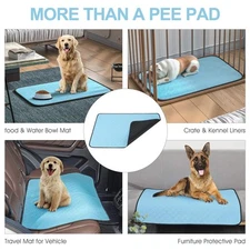 Washable Dog Urine Pad, Waterproof Toilet Training Mat For Dogs, 89.5 X 59.2 Cm 