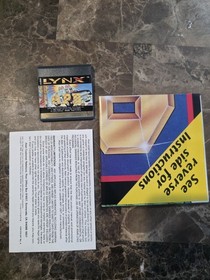 Atari Lynx 5 game lot. Ninja Gaiden, Qix,APB, Volleyball,Steel Talons (sealed).