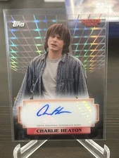 2025 Topps High-Tek Stranger Things Charlie Heaton Auto #A-CH Jonathan Byers