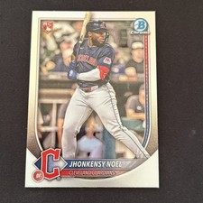 2025 Bowman Chrome Red Rookie Logo #81 Jhonkensy Noel RC