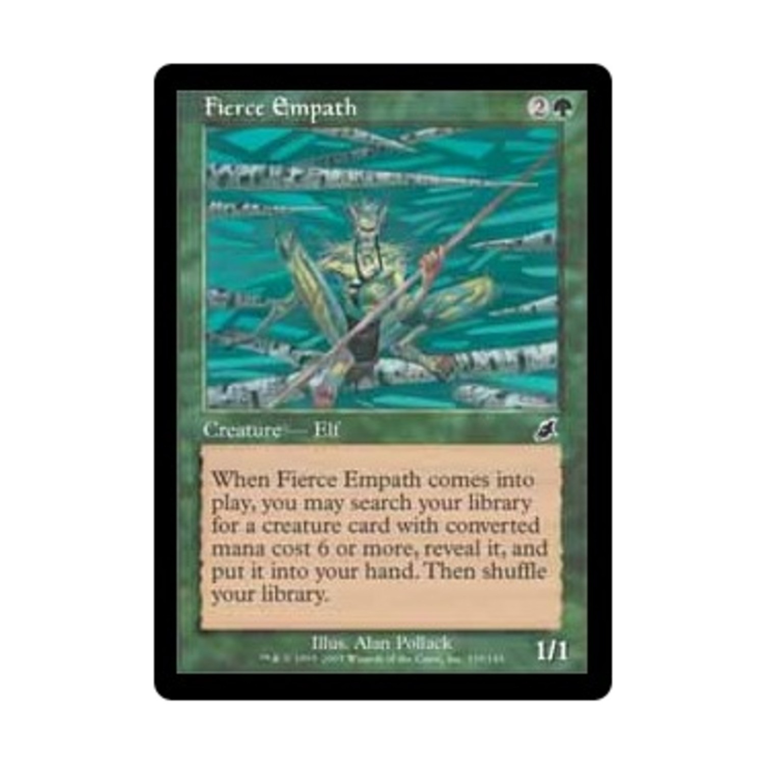 WotC MtG Scourge Fierce Empath (C) (Foil) NM