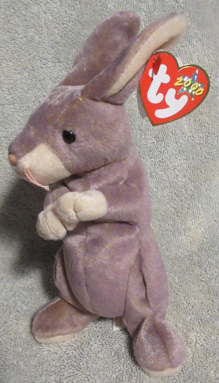 Ty Beanie Baby Springy the Bunny DOB February 29, 2000 MWMT Free Shipping