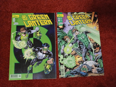 Green Lantern Nr. 1 + 4 Dino DC Comics 1999/2000 Kyle Rayner Hal Jordan