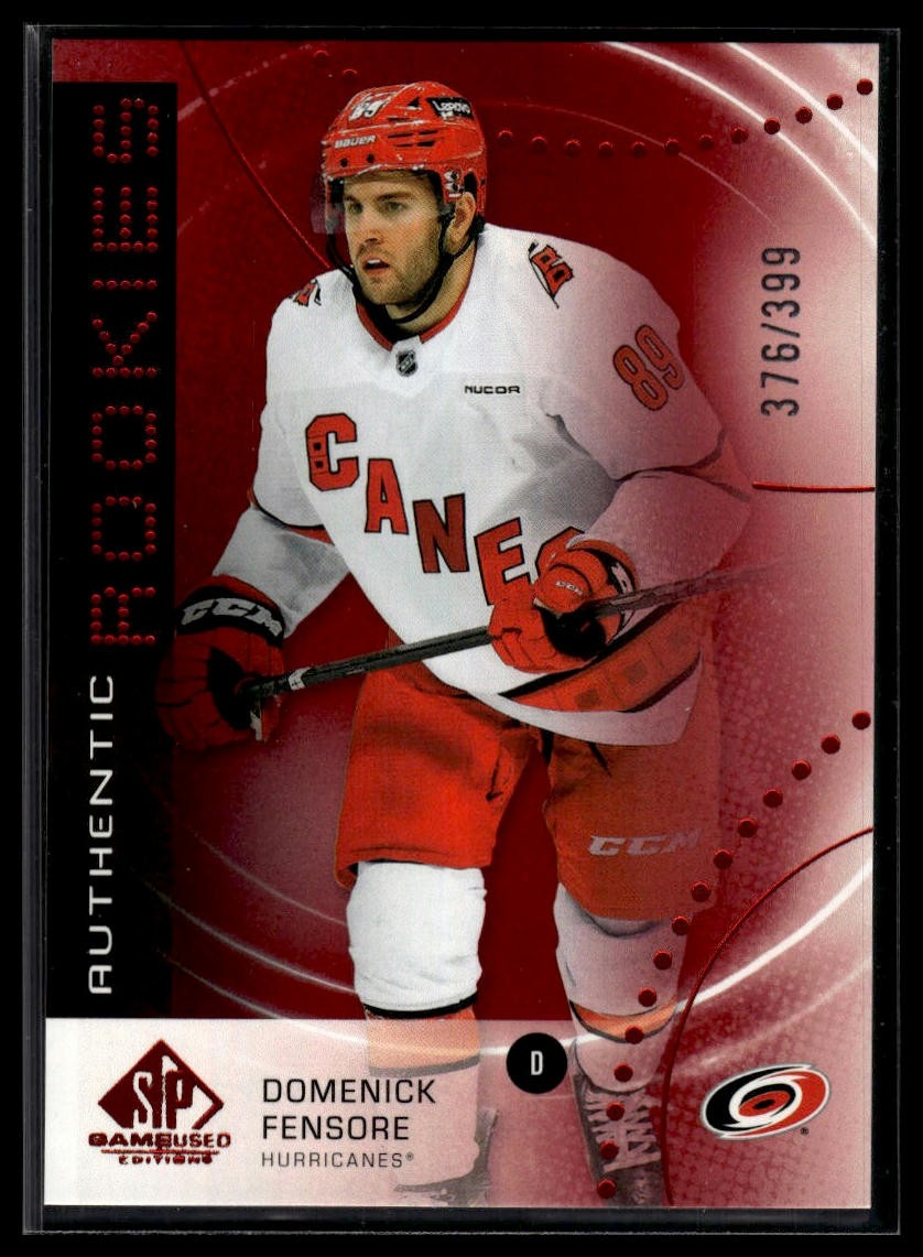 2025-26 SP Game Used #AR-DF Domenick Fensore Red #/399 SN