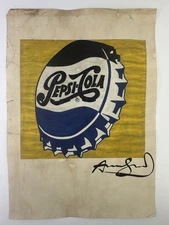 Andy Warhol COA Art Painting Original Drawing Vintage Paper Signed