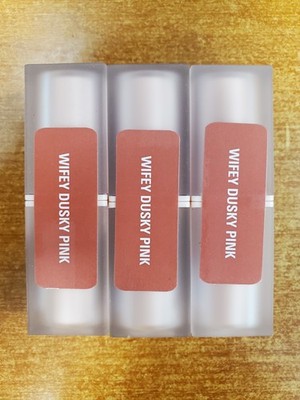3 Pack: Revolution Lip Allure Soft Satin Lipstick *Wifey Dusky Pink* 9345-W7B