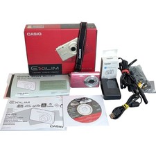 Casio Exilim EX-Z75 7.2MP 3x Zoom PINK Digital Compact Camera Battery Charger