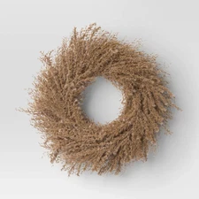 Pampas Preserved Wreath - Threshold