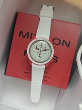 Omega X Swatch MoonSwatch Bioceramic - Mission To Mars - EXTRA NEW RUBBER STRAP