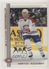 2000 ITG Be A Player Memorabilia Ruby Fall Expo 00 1/10 Martin Rucinsky #197 0c3