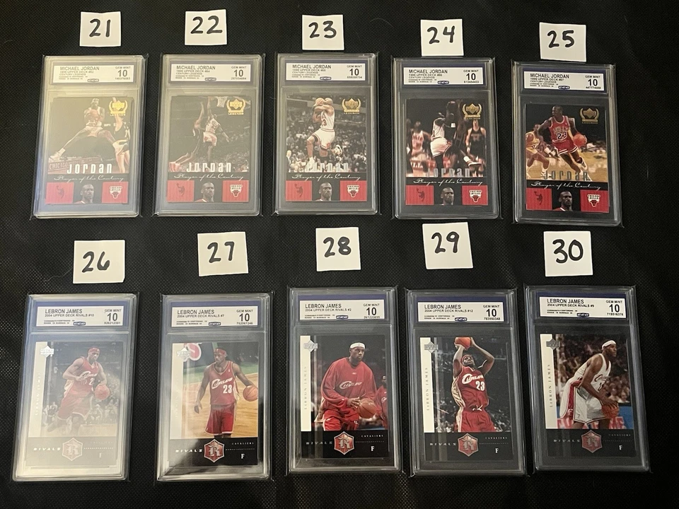 Huge Lot graded basketball cards... Kobe, Jordan, Iverson, Duncan, Carter... - Image 4 of 4
