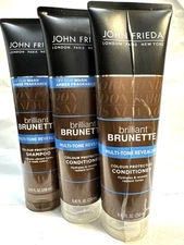 frieda brilliant brunette color protecting 1 shampoo 2 conditioners 8.4oz ea
