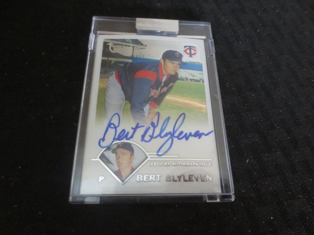 2003 Topps Retired Signature Edition - Bert Blyleven #TA-BB for
