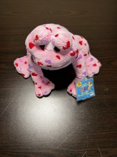 Ganz Webkinz Love Frog Plush Stuffed Animal Toy With Sealed Code HM144