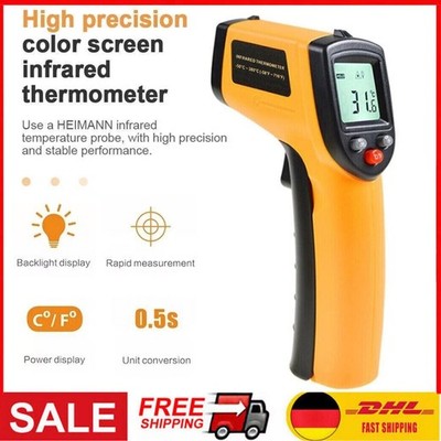 Industrie Laser Infrarot Thermometer Pyrometer Temperaturmessgerät -50 +380°C