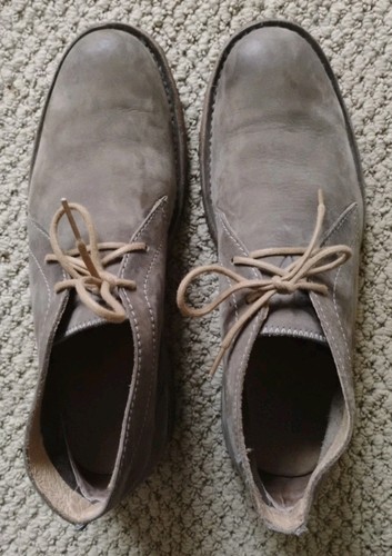 FRYE Men's Beige Leather Lace-Up Chukka Ankle BOOTS Shoes Size: 11D - Picture 2 of 14