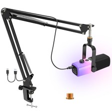 USB Gaming Microphone,PC Microphone for with RGB for Streaming Podcast Vocal ...